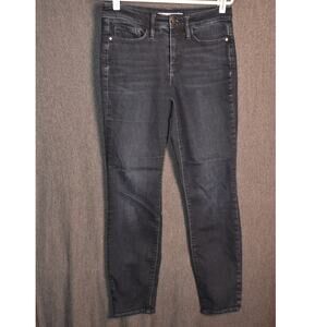 Athleta Sculptek Women's 6 Distressed Blue Denim Jeans Stretch